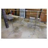 Folding portable & adjustable clothes rack, 58"