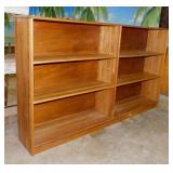Large wooden display shelf bookcase,