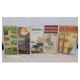 6 vintage gas station road maps - 11 Route 66