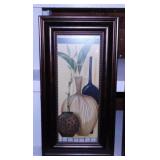 Two framed art prints: Asian Calm by