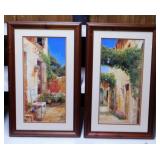Two framed art prints by Gilles Archambault: