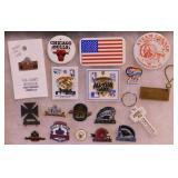 Sterling military rifle award pin - Pro football &