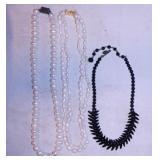 Pearl necklace w/ Sterling Silver clasp -