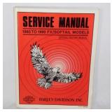 1985 - 1990 Harley-Davidson Service Manual book,