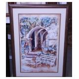 Tlaquepaque print by Ervin R. Clark,