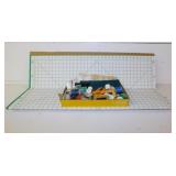 Fabric cutting board & sewing supplies