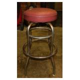 Vintage bar stool, 14" diameter x 29" tall