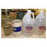 2 partial jugs of flame retardant - Mousetraps &