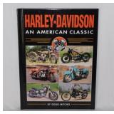 Harley-Davidson coffee table book & 2 wall