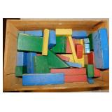 Wooden toy building blocks - 1979 Chateau Pavie