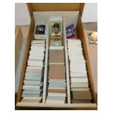 Box of baseball cards