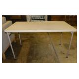 Cosco folding table, 48" x 24" x 28"