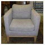 Upholstered occasional chair