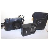 2 cameras: Lumix Panasonic digital camera 24-360