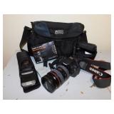 Canon EOS Rebel w/ Canon EF2-70mm zoom lens,