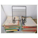 Music stand - Sheet music & lyrics: Burgmuller -