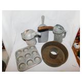 Metal muffin tins - Scoop - Galvanized service
