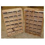 2 vintage wooden Pepsi-Cola soda bottle crates