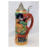 1960's Germany Des Jagers Freud beer stein w/