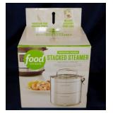 New Food Network Stacked Steamer in box