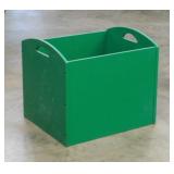 Wooden storage tote w/ handles, 16' x 13.5' x 12'