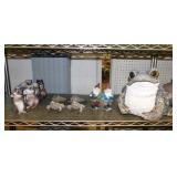 Garden yard art statues: 7 squirrels, 6' tall -