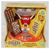 New M&M's Candy Dish Remote Control Holder in box