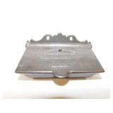 Cast iron match sate patented Dec 20, 1864, M.W.