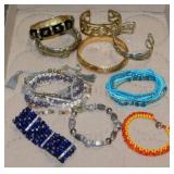 Costume jewelry bracelets