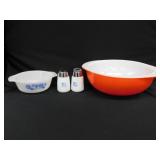 Pyrex 2 qt. dark orange bowl - Anchor Hocking