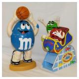 2 M&M's candy dispensers: Basketball Sport Player