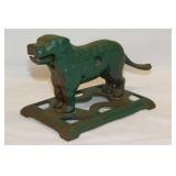 Antique cast iron dog nutcracker, 10' long