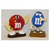 2 M&M's candy dispensers: Waving Red -