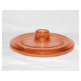 Pink Depression glass: Candlestick - Sherbet -
