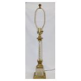 2 Hollywood Regency style crystal & porcelain