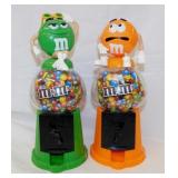 2 M&M's Novelty Coin Bank candy dispensers