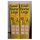 2 new pair Crawford 30' steel sawhorse legs in