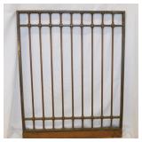 Brass security / teller bar cage from bank /