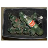 10 vintage glass Coca-Cola bottles & more