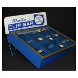 Mueller Clip-Bar advertising container, 14' x 13'