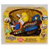 New M&M's Airplane candy dispenser in box