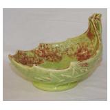 1950's McCoy Pottery Leaf centerpiece planter