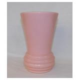 1950's McCoy Pottery trumpet neck vase w/ stacked