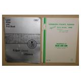 2 Illinois plat books: 1987 Edgar County -