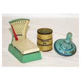 Vintage tin litho toys: Wolverine deli store scale