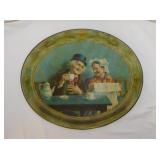 Rare pre-prohibition metal advertising beer tray