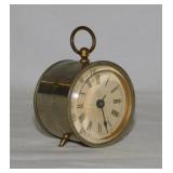 1878 Ansonia Bee style travel alarm clock,