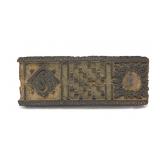 Antique carved wood India bunta textile block