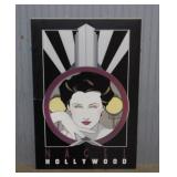 1987 Patrick Nagel Hollywood art deco poster in
