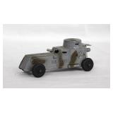 Tootsietoy 1938 US Army armored military tank car